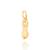 Pulseira infantil com figa Rommanel banhada a ouro 18k (pulseira 551717/ pingente 540977) - comprar online