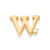 Pingente letra com zircônia banhado a ouro 18k 542479 - comprar online