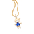 Pingente menino com cristal azul banhado a ouro 18k 542877 - comprar online