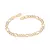 PULSEIRA MASCULINA ROMMANEL BANHADA A OURO 18K 550050