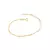 PULSEIRA UNISSEX ROMMANEL BANHADA A OURO 18K 550330 TAM 19CM