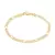 PULSEIRA MASCULINA BANHADA A OURO 18K ROMMANEL 551622