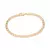 PULSEIRA UNISSEX ROMMANEL BANHADA A OURO 18K 552128 TAM 20