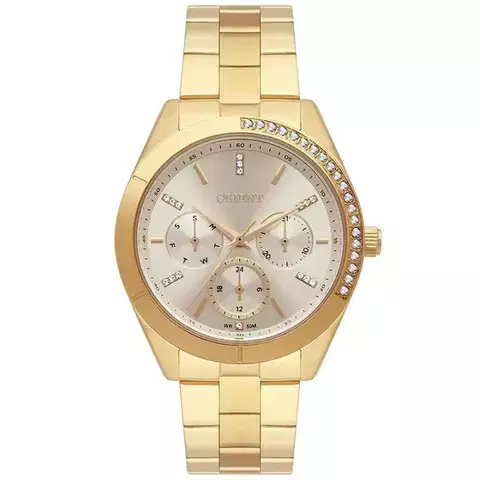 Relógio Feminino Dourado Orient fgssm086