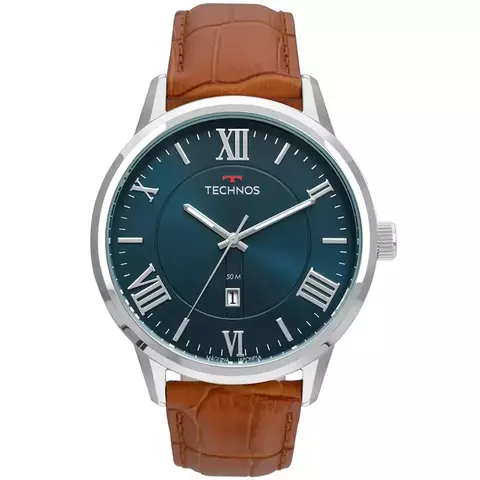 Relógio Technos Masculino Executive Militar Classic Steel 2115MTX/0A