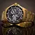 Relógio Orient Dourado Masculino MGSSM035 na internet
