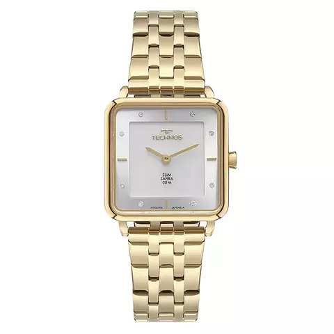 Relógio Technos Feminino Slim Dourado GL22AM/1K