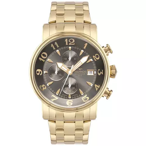 Relógio Technos Masculino Grandtech Dourado JS15ENA/1P