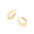Brinco argola infantil Rommanel banhado a ouro 18k 520763 - comprar online