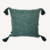 Capa de Almofada Refúgio Linho Tassel Verde - 45x45
