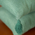 Capa de Almofada Refúgio Linho Tassel Verde - 45x45 - Tramamund