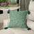 Capa de Almofada Refúgio Linho Tassel Verde - 45x45 na internet