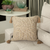 Capa de Almofada Refúgio Linho Tassel Caramelo - 45x45 - loja online