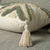Capa de Almofada Alma Bordada Verde - Tassel 45x45 - Tramamund
