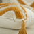 Capa de Almofada Alma Bordada Amarela - Tassel 45x45 - Tramamund