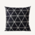 Capa de Almofada Elementos Geométrico Preto - 45x45 - comprar online