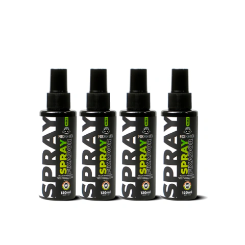 SPRAY FIXADOR DE FIBRA CAPILAR 04 UNIDADES 120ML - FOX FOR MEN