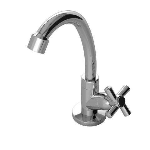 Torneira para lavatório em ABS (plástica) cromada