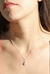 Collar aguamarina verde gota - comprar en línea