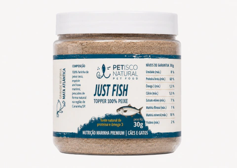Just Fish - Topper 100% peixe cães e gatos 60g