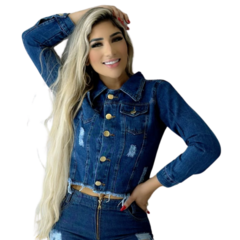 Kit 2 Jaquetas Jeans Destroyed: Estilo Rebelde em Dobro - comprar online