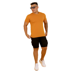 Camiseta Premium 100% Algodão - Mostarda na internet