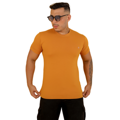 Camiseta Premium 100% Algodão - Mostarda