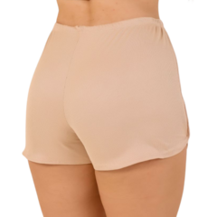 Short Feminino de Malha Canelada Ajustável Cores