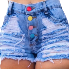 Imagem do Kit 2 Shorts Jeans Curto com 4 Botões: Arrase no Visual