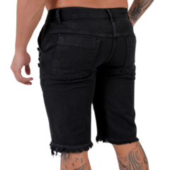 Short Jeans Masculino Preto: Preto e Descontração em Denim na internet