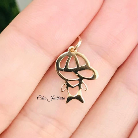 Pingente Boneco CJPINGB060 - 18K