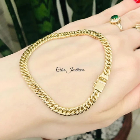 Pulseira Romana Nil Oca CJPRN62 - 18K