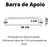 Barra Alças Apoio 40cm Idoso Deficiente Pne na internet