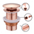Válvula Lavatorio Click Luxo Rose Gold 8 Cm - 1.1/4 na internet
