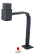 Torneira Luxo Square Alta Preto Fosco Cano Retangular 99065 - comprar online