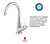 Torneira Lavatorio Lavabo Banheiro Abs 1/4 Volta - Concept Metais