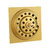RALO CLICK INTELIGENTE 10X10 CM QUADRADO INOX DOURADO na internet