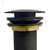 Válvula Lavatório Click Luxo Preto Fosco 1'1/4 - comprar online
