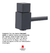 Torneira Luxo Square Alta Preto Fosco Cano Retangular 99065 na internet