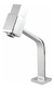 Torneira Luxo Square Alta Cromada Cano Retangular 9062