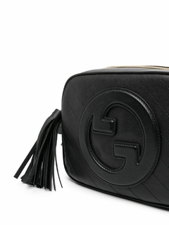 Blondie de couro pequena Gucci - loja online