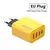 Carregador USB 120W 4 Portas