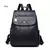 Mochilas vintage de couro macio para mulheres