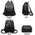 Imagem do Mochilas vintage de couro macio para mulheres