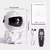 Galaxy e Star Astronaut Projetor, LED Night Light, lâmpada de céu estrelado