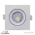 Embutido LED Quadrado Integrado 5W 6000K 450LM