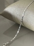 PULSEIRA PRATA GRUMET 21 CM