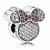 CLIP Pandora Disney Minnie Mouse Ears and Bow Pavé