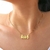 Collares personalizados de acero inoxidable, Gargantilla con grabado personalizado, iniciales del nombre de mamá, papá e hijo - comprar en línea