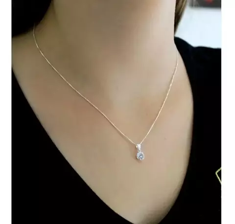 Collar veneciano de plata 925